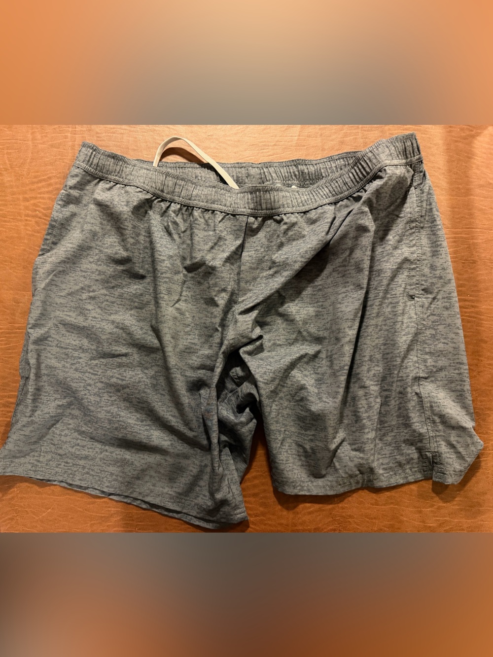 The Normal Brand heathered Gray Drawstring athletic shorts xxl